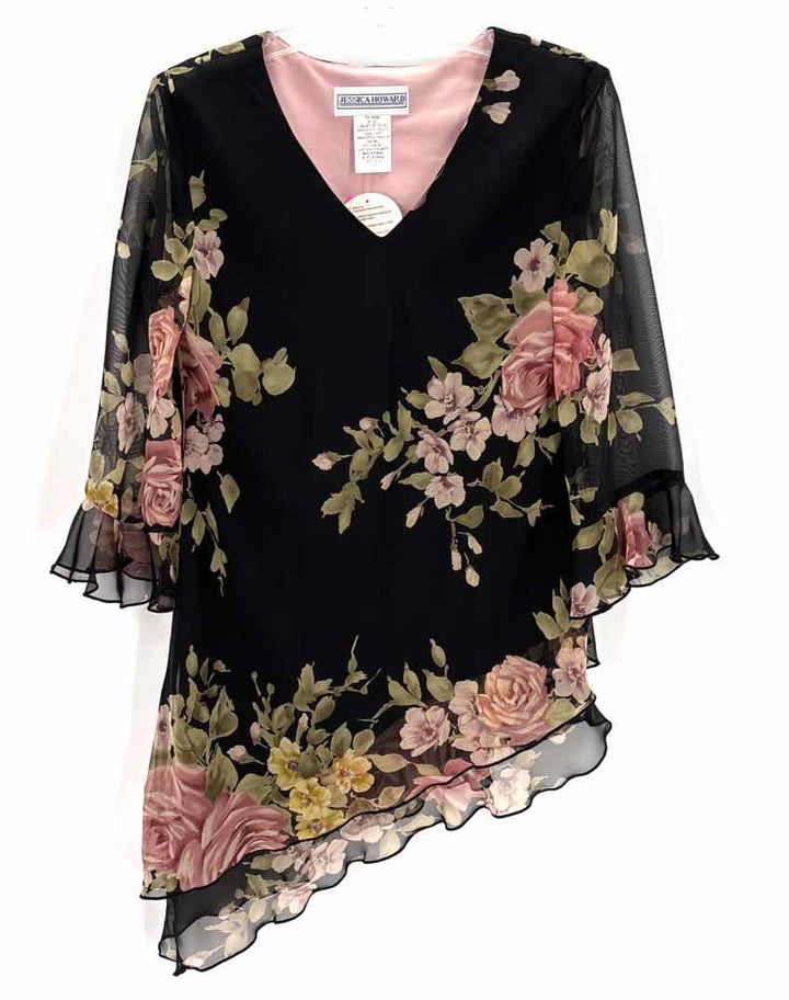 Size 10 JESSICA HOWARD Black 2 PC Dress
