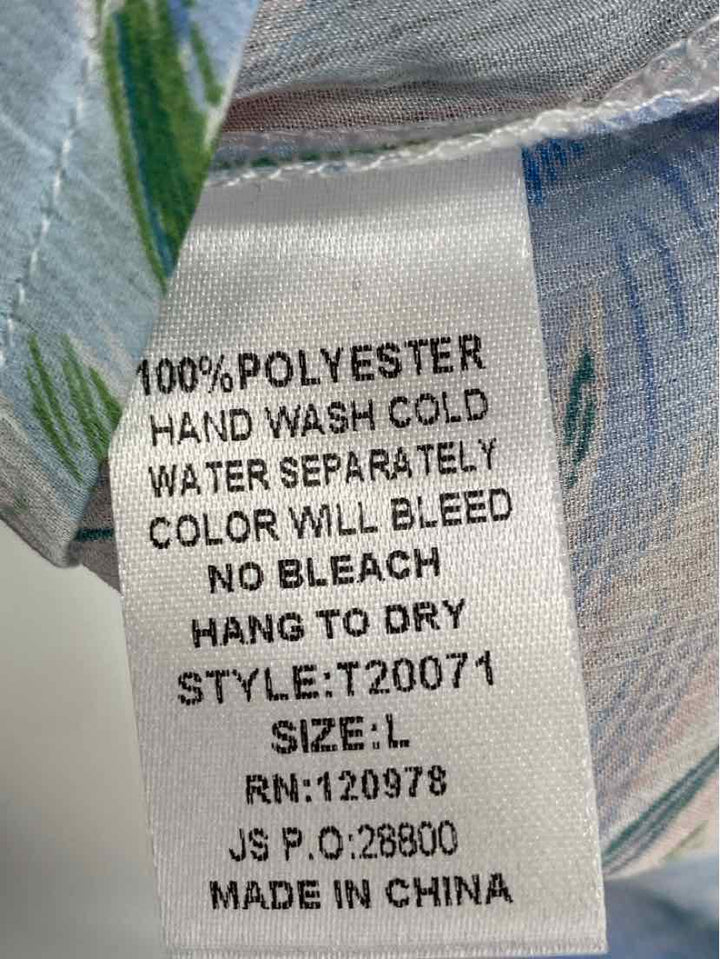 Size L ENTRO Multi-Color Shirt