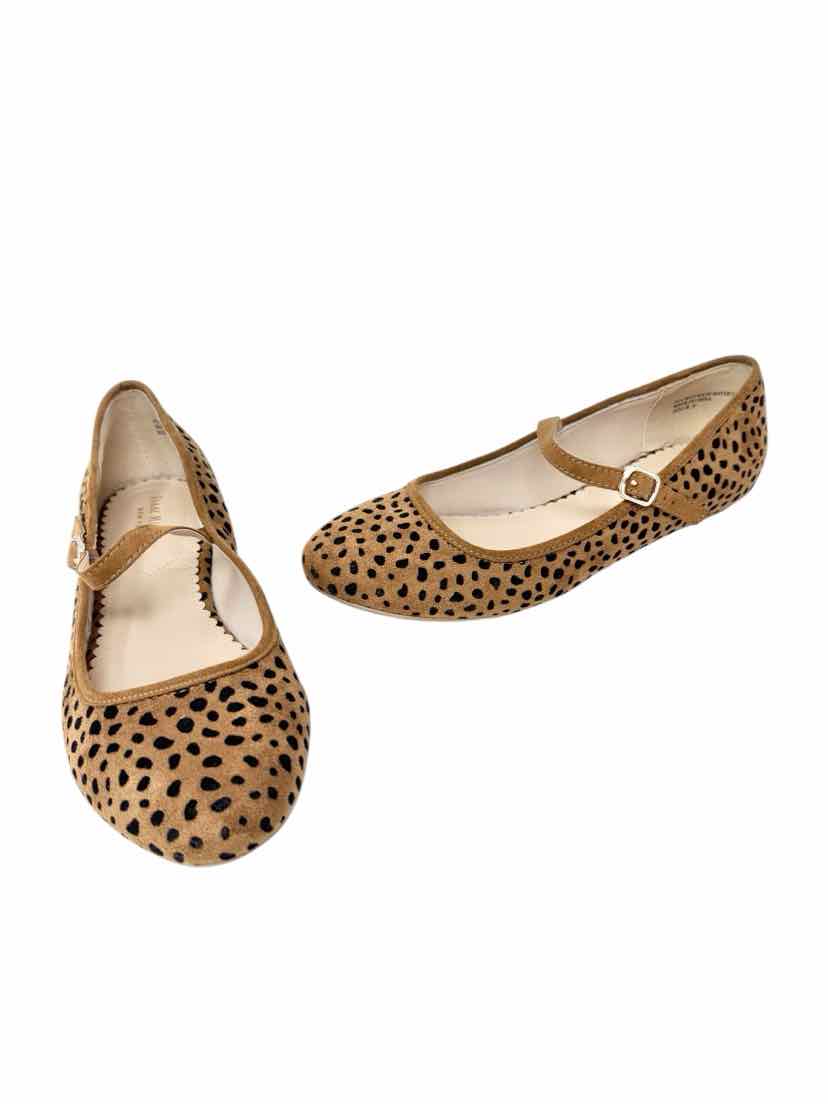 Shoe Size 8.5 ISAAC MIZRAHI Brown Print Flats
