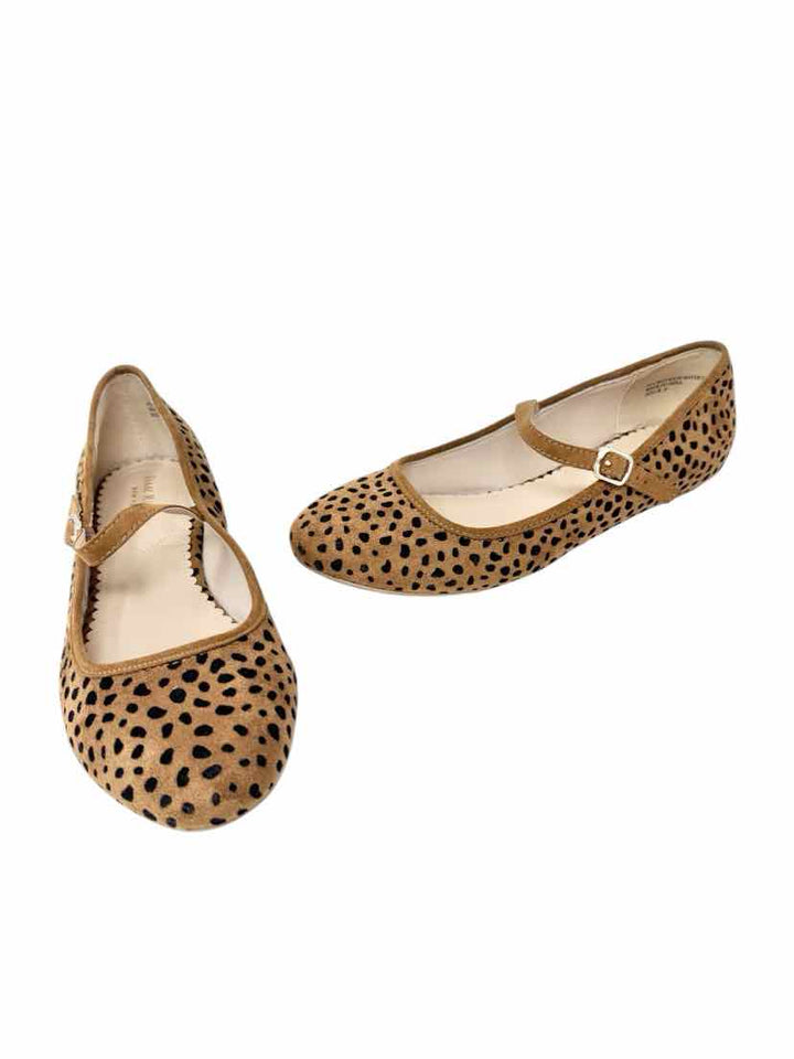 Shoe Size 8.5 ISAAC MIZRAHI Brown Print Flats