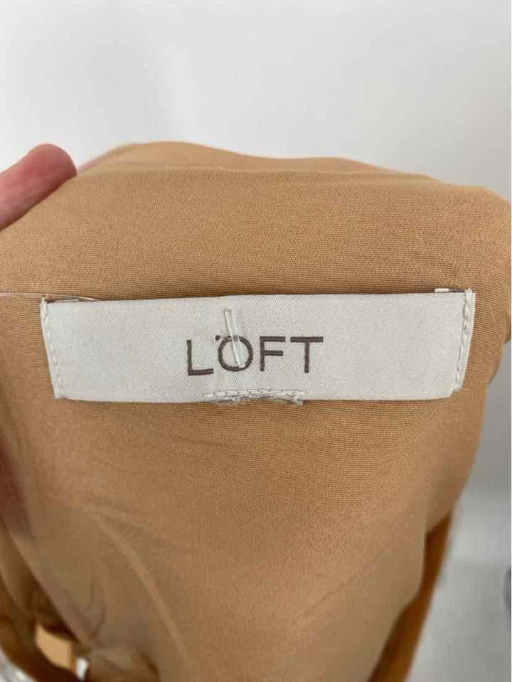 Size L LOFT Tan Shirt