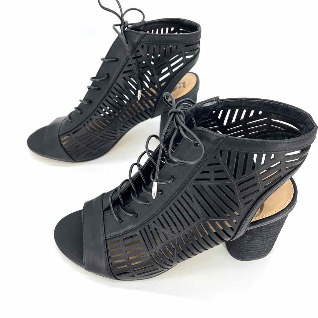 Shoe Size 11 Sam Edeleman Black Lace Sandals