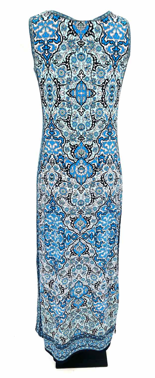 Size S MAX STUDIO Blue Print Dress