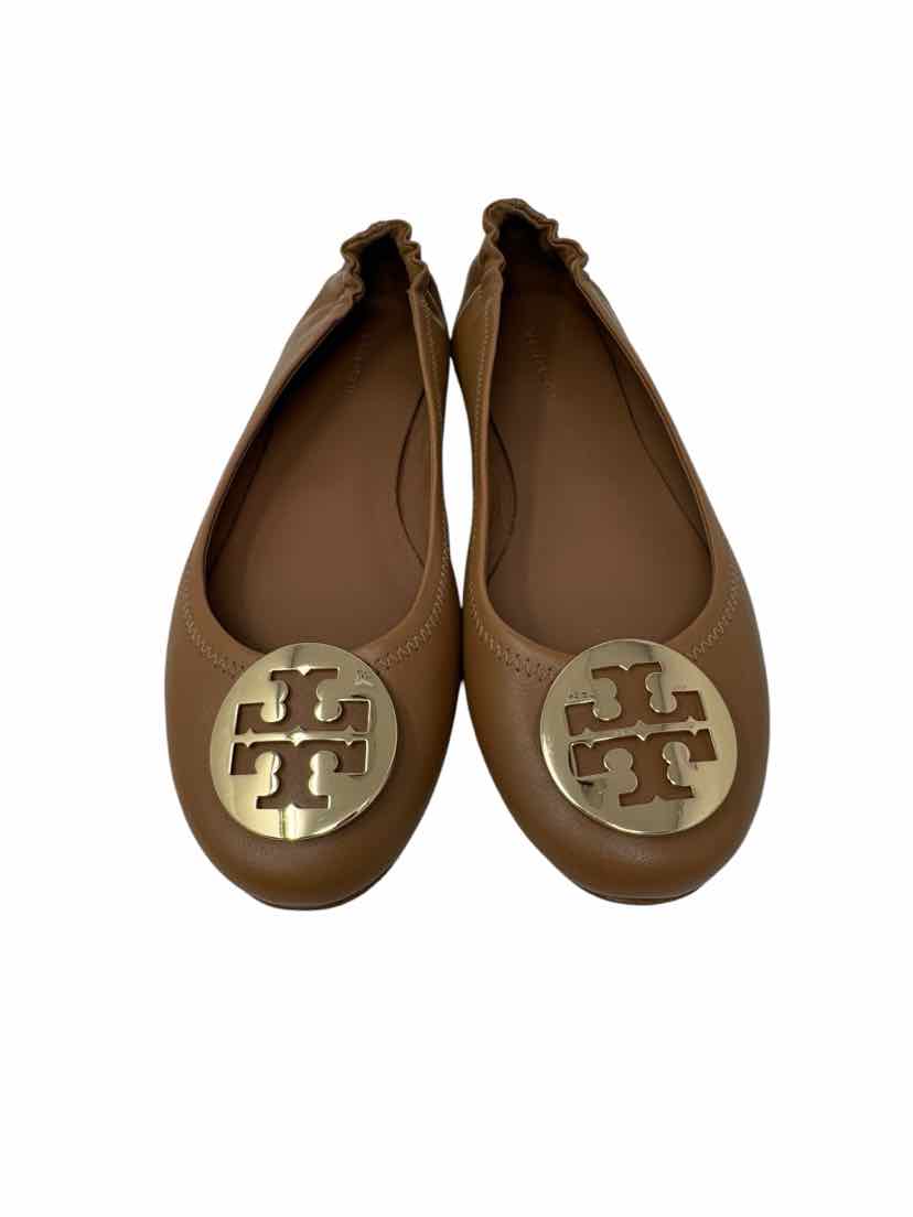 Shoe Size 10 Tory Burch Tan Leather Flats