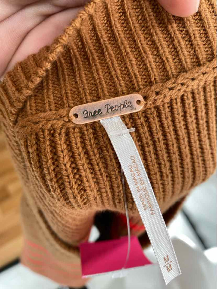Size M FREE PEOPLE Brown Sweater