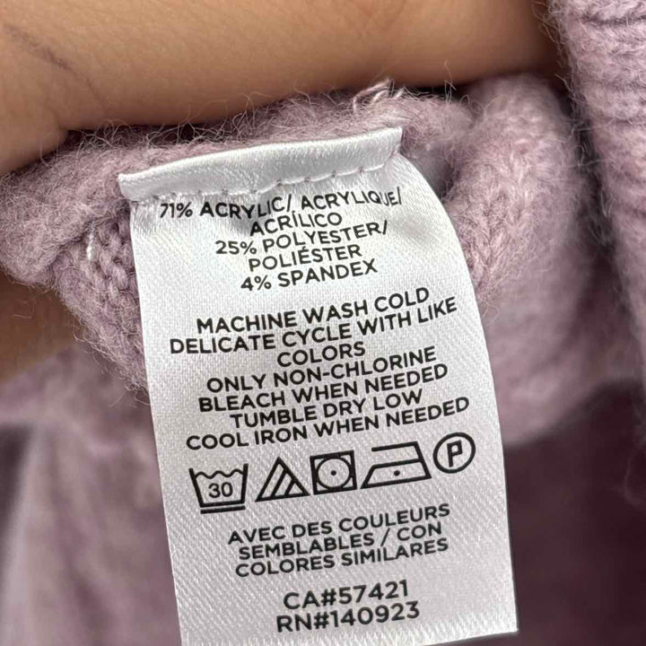 Size L LOFT Lavender Knit Sweater