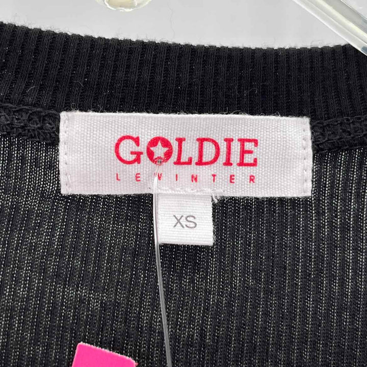 Size XS Black Knit Shirt