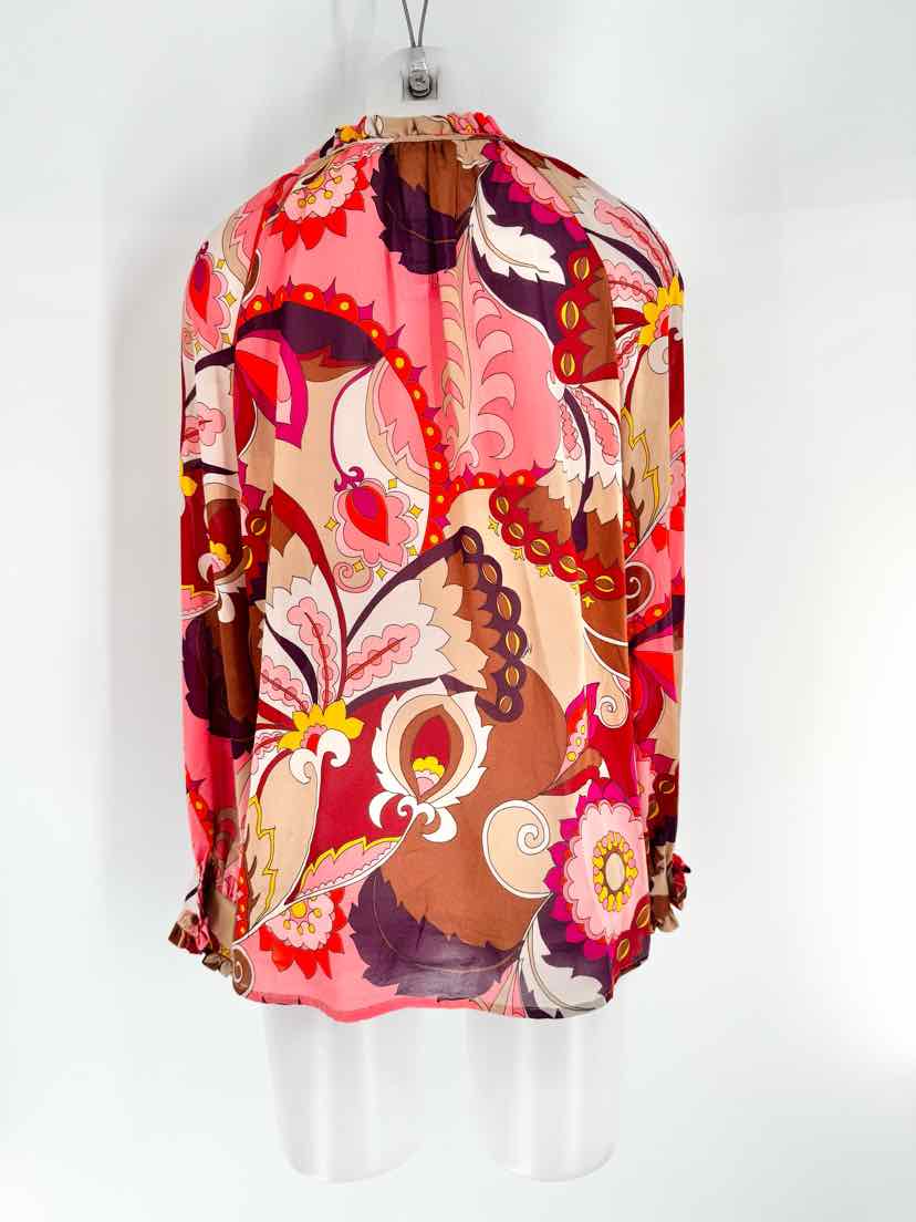 Size L TRINA TURK Multi-Color Shirt