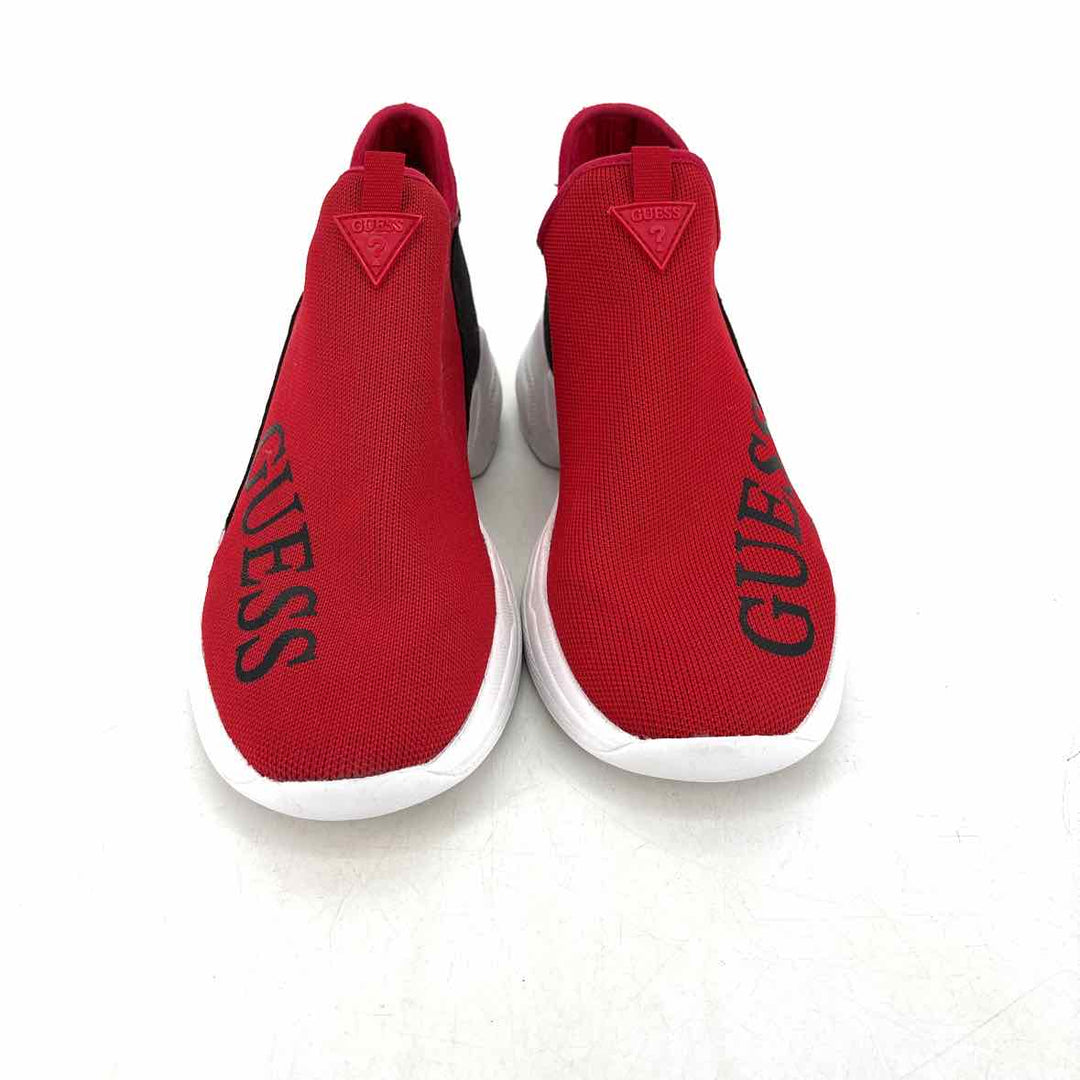Shoe Size 10 GUESS Red Knit Sneakers