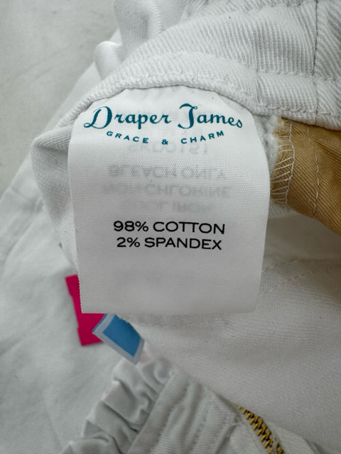 Size 4 DRAPER JAMES White Skirt