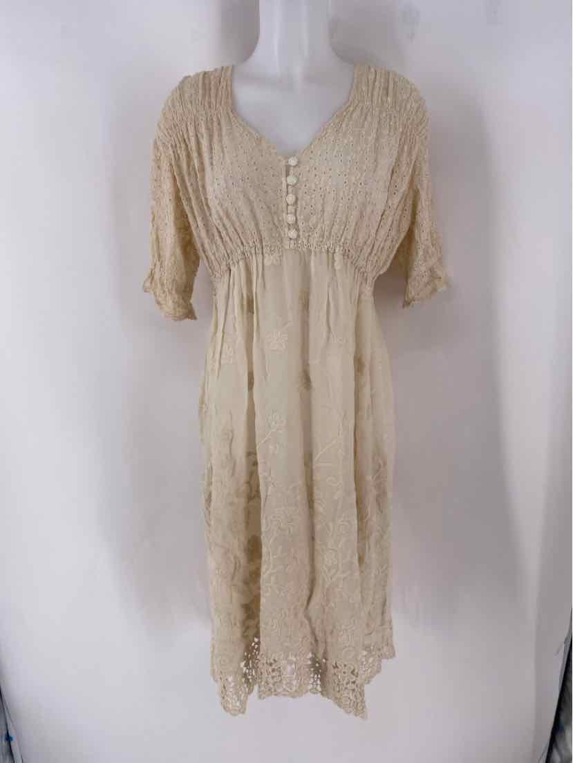 Size S Johnny Was Beige Dress