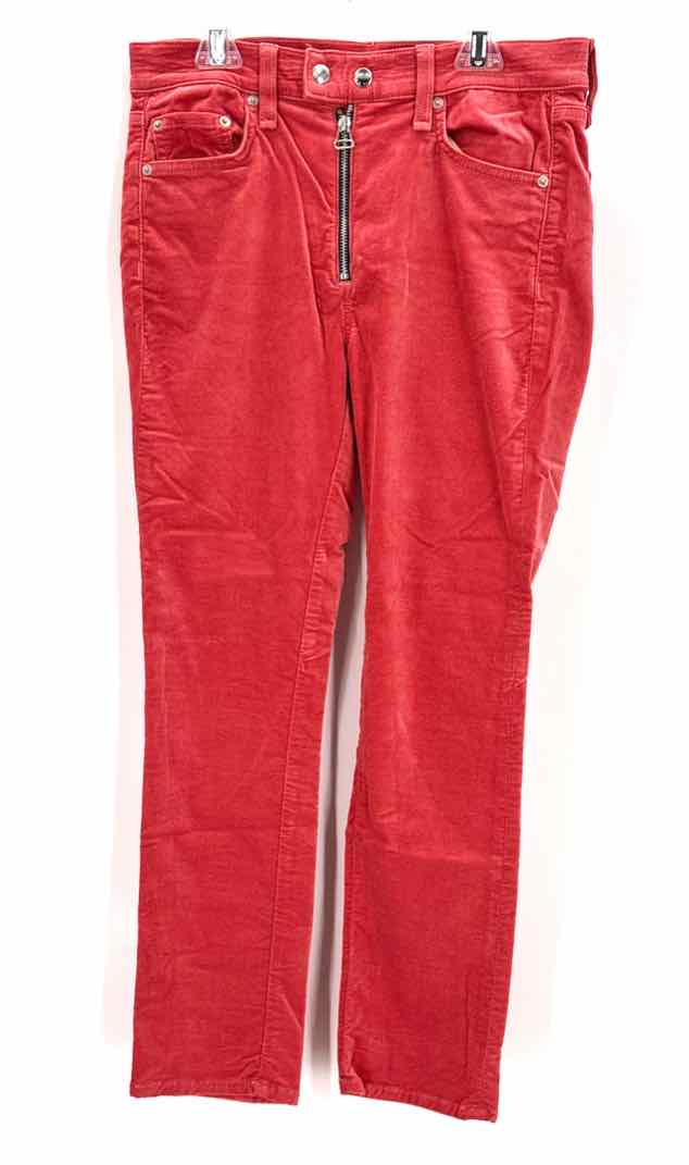 Size 27 RAG & BONE Coral Velour Pants