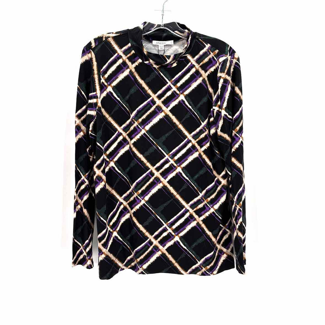 Size 2 Chico's Black Shirt