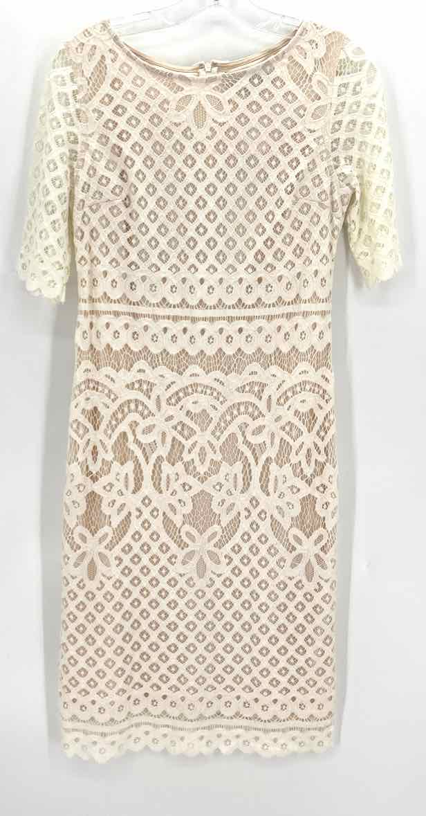Size 6 DONNA RICO Cream Dress