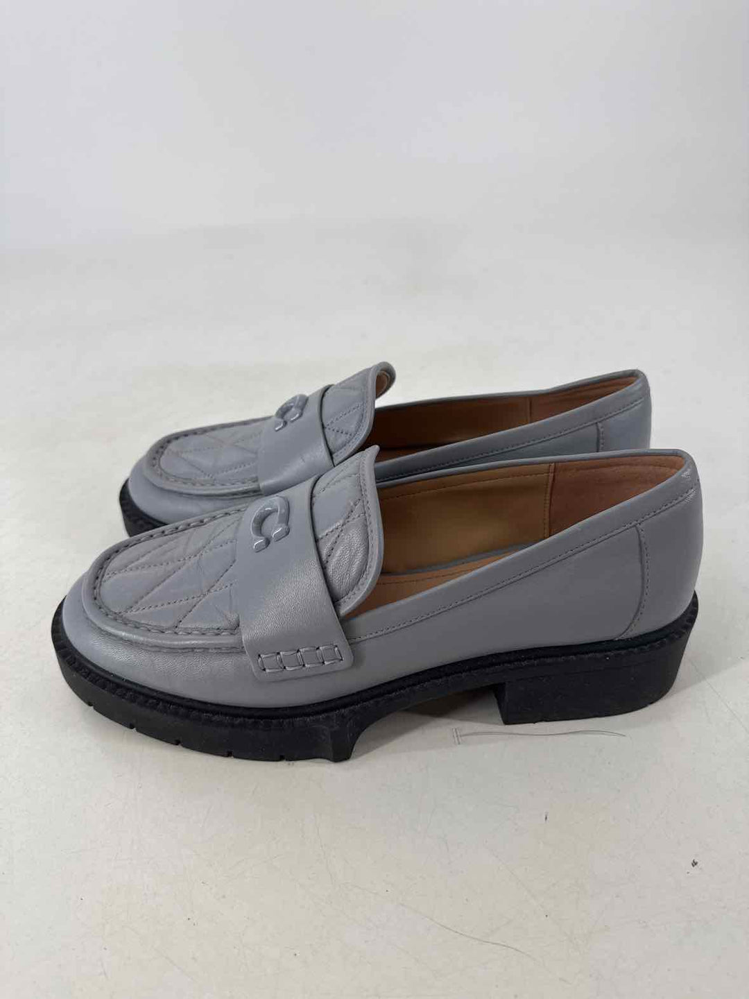 Shoe Size 40.5 Coach Blue Leather Loafers