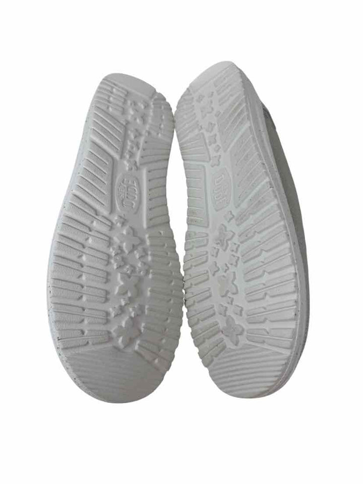 Shoe Size 8 HEY DUDE Silver Sneakers