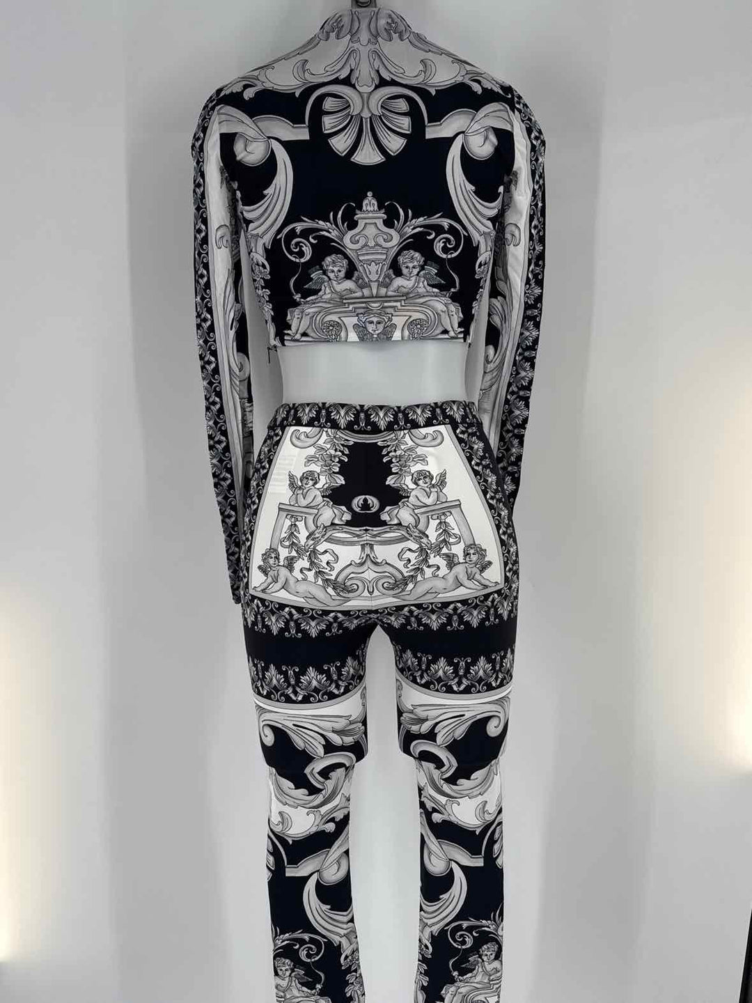 Size 38 Versace Black 2 PC Dress