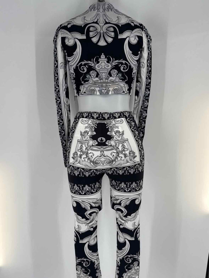 Size 38 Versace Black 2 PC Dress
