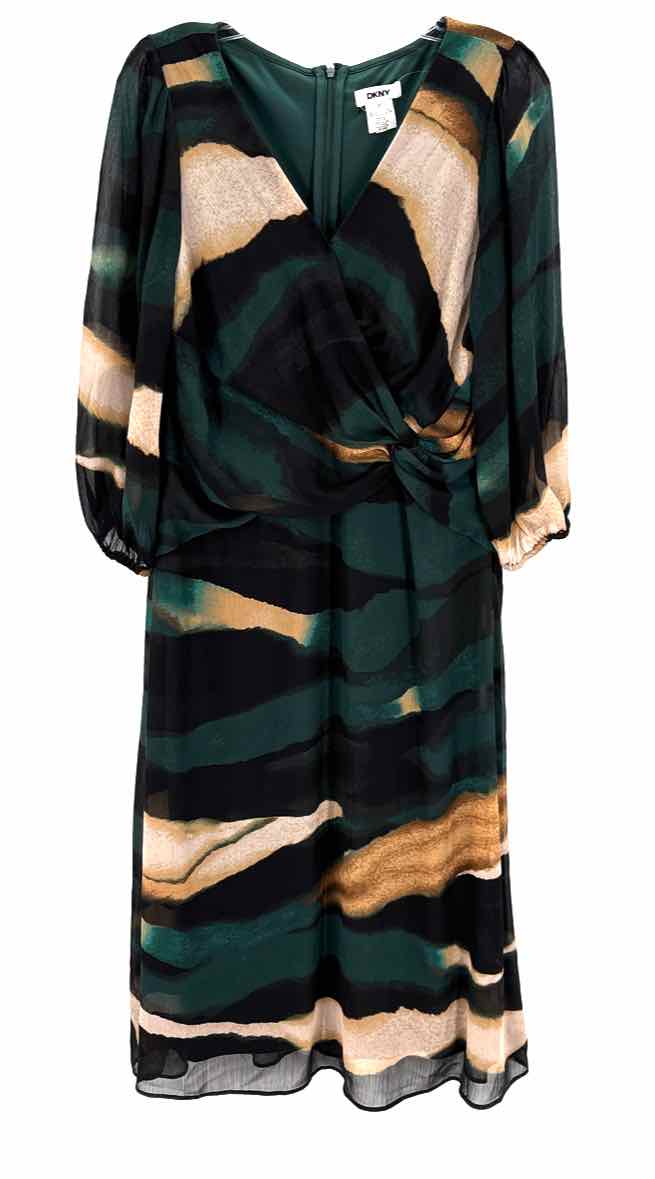 Size 12 DKNY Green Dress