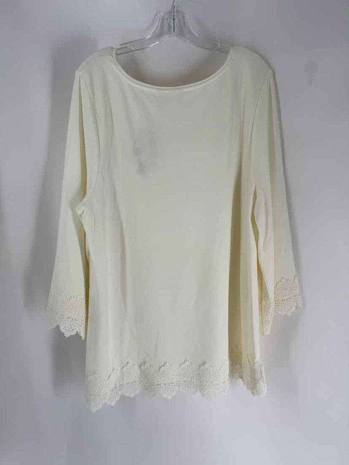 Size XL Chico's Cream Shirt