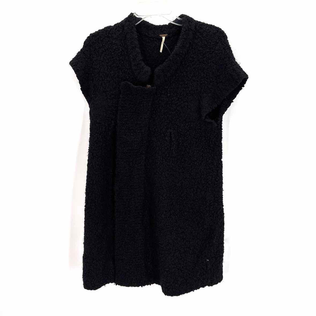 Size L FREE PEOPLE Black Knit Dress