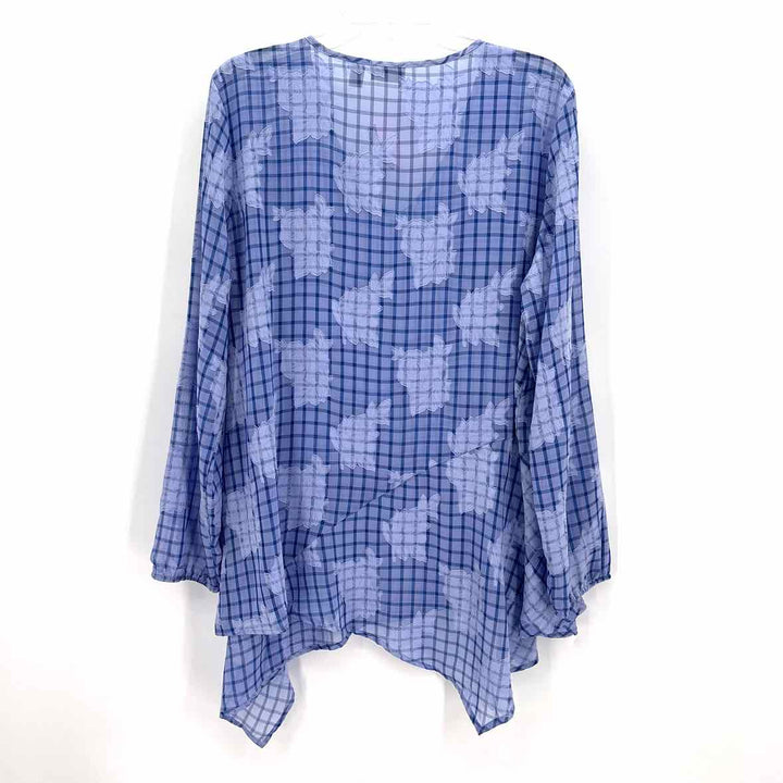 Size L LOGO Blue Shirt