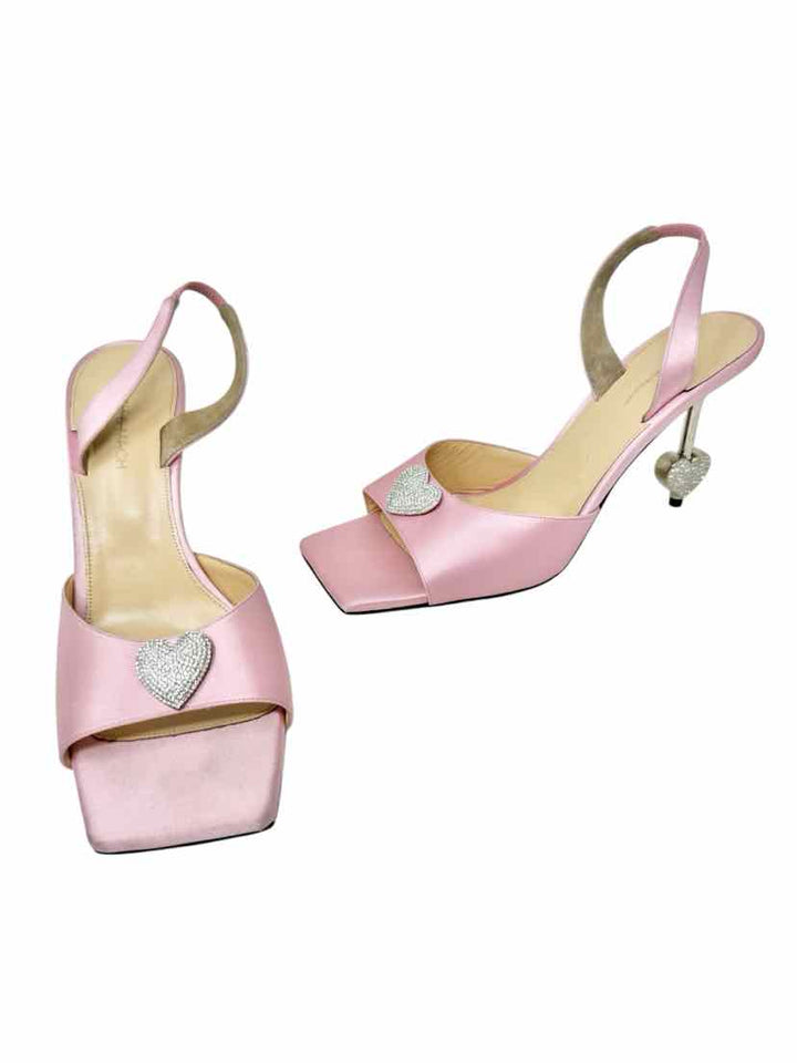 Shoe Size 42 Pink Sateen Luxury - Pumps