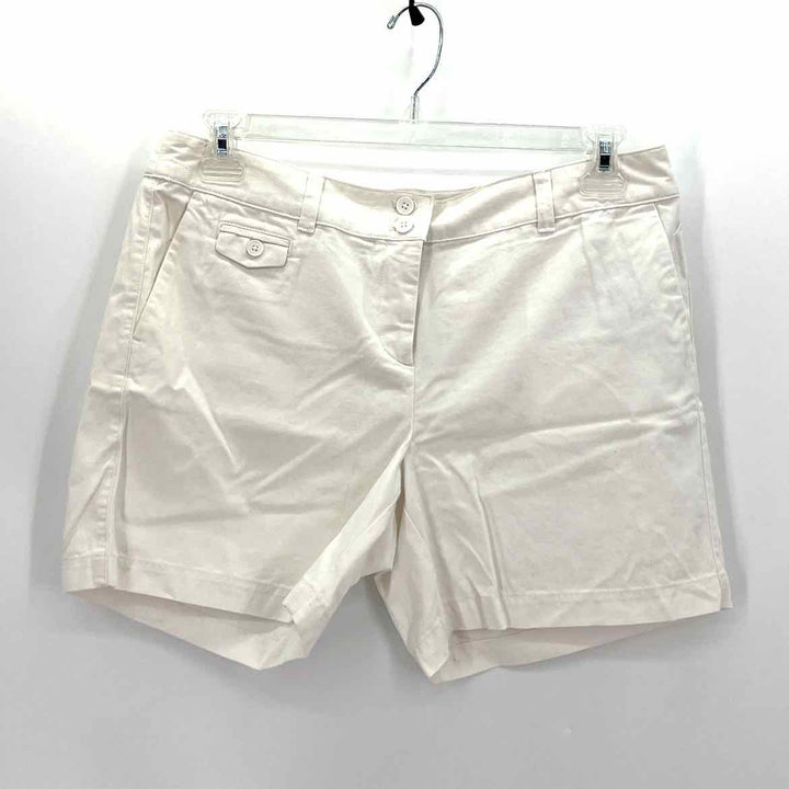Size 10 LOFT White Shorts