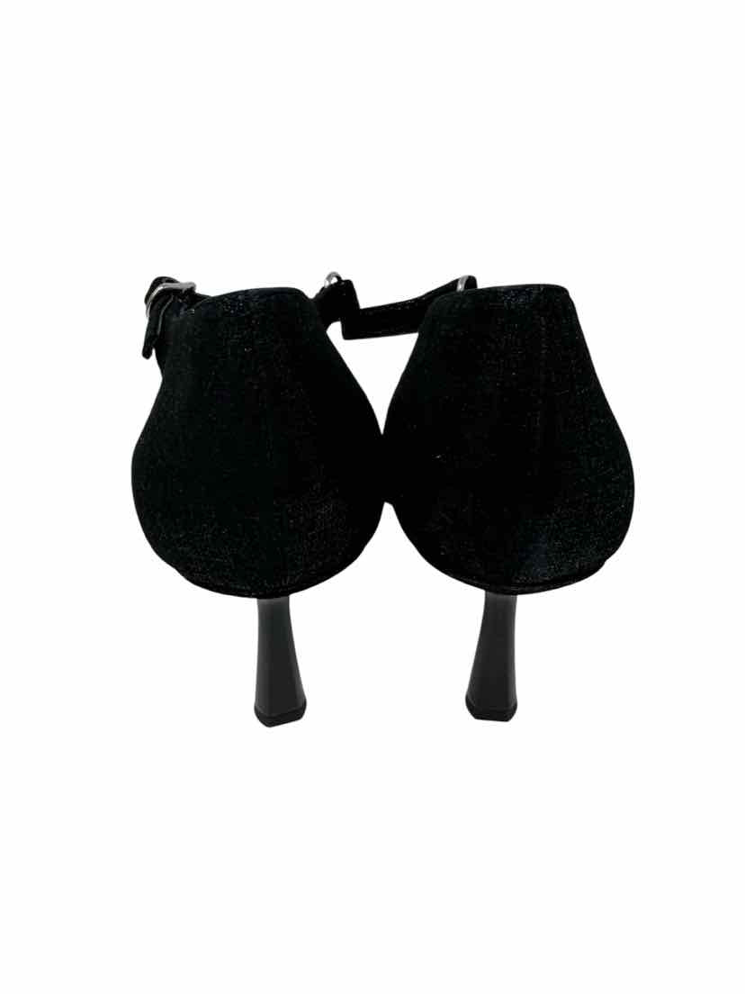 Shoe Size 8 DONALD PLINER Black Leather Pumps