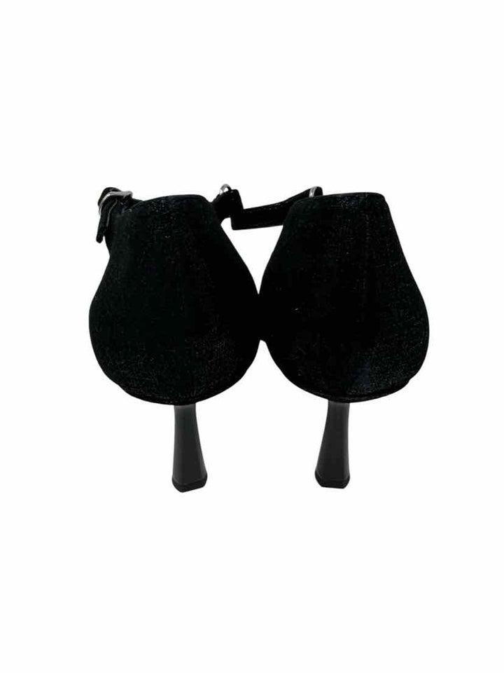 Shoe Size 8 DONALD PLINER Black Leather Pumps