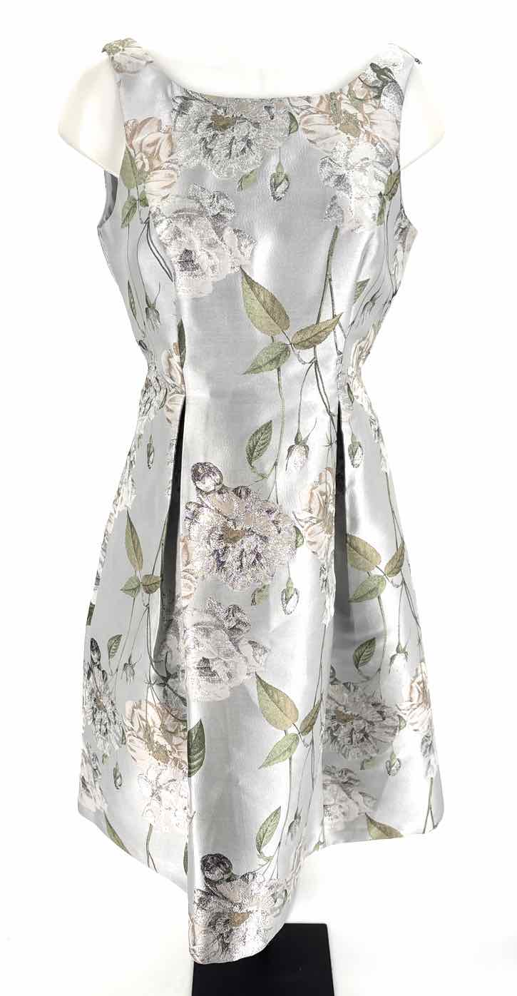 Size 6 Adrianna Papell Light Blue Dress