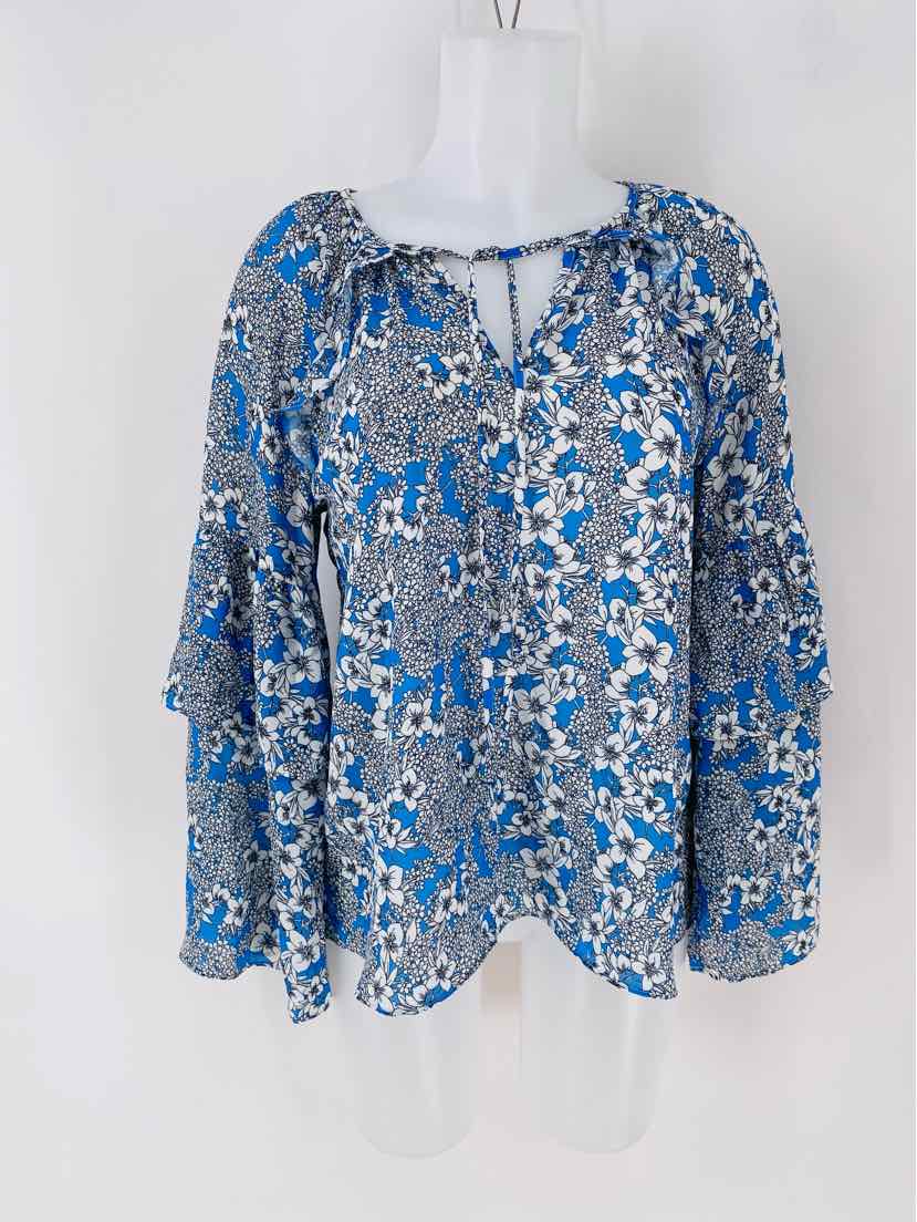 Size M PARKER Blue Print Shirt