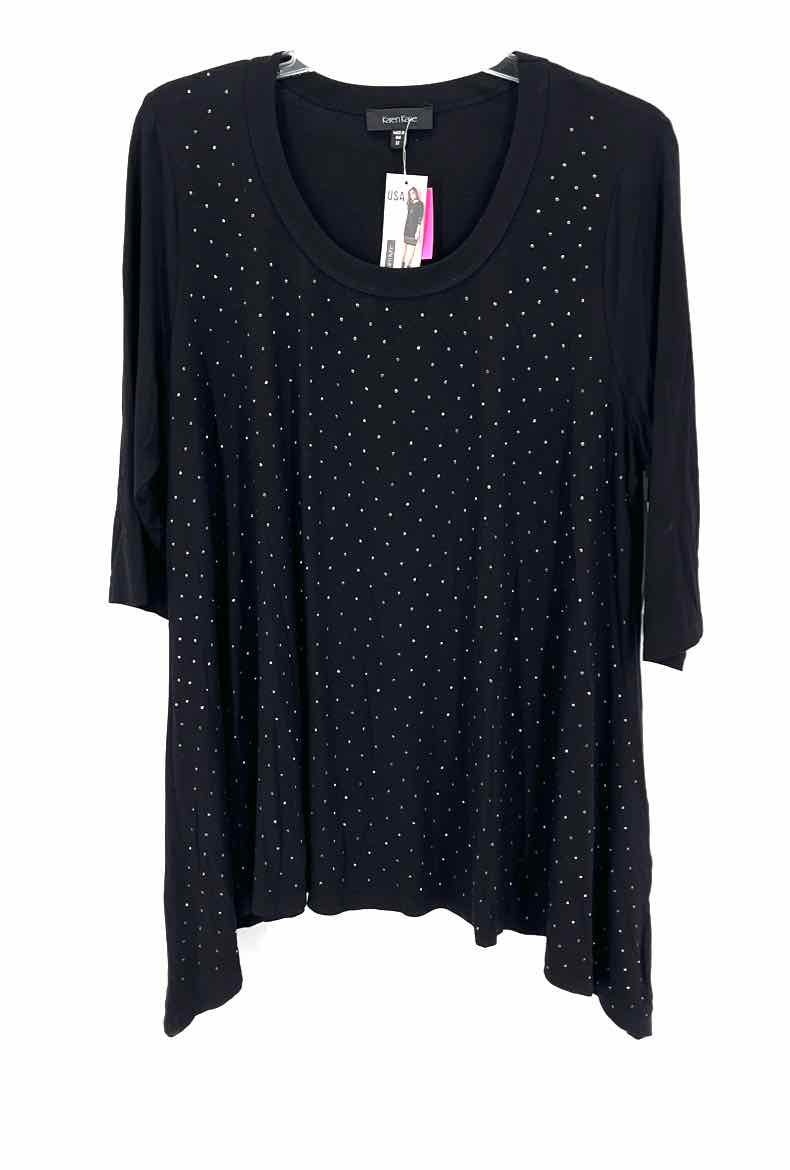 Size 3X KAREN KANE Black Shirt