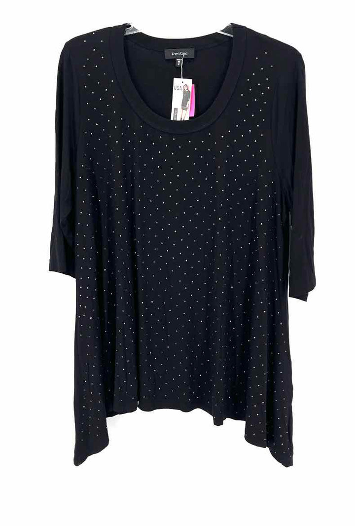 Size 3X KAREN KANE Black Shirt