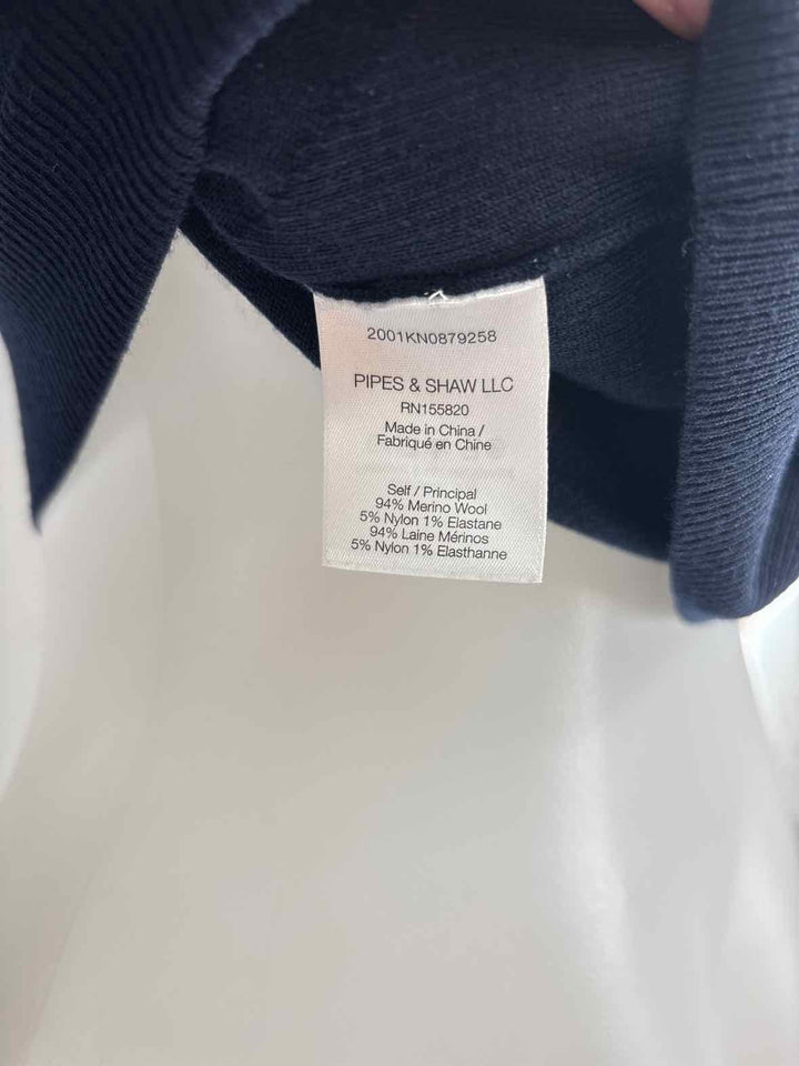 Size XS VERONICA BEARD Navy Print Sweater