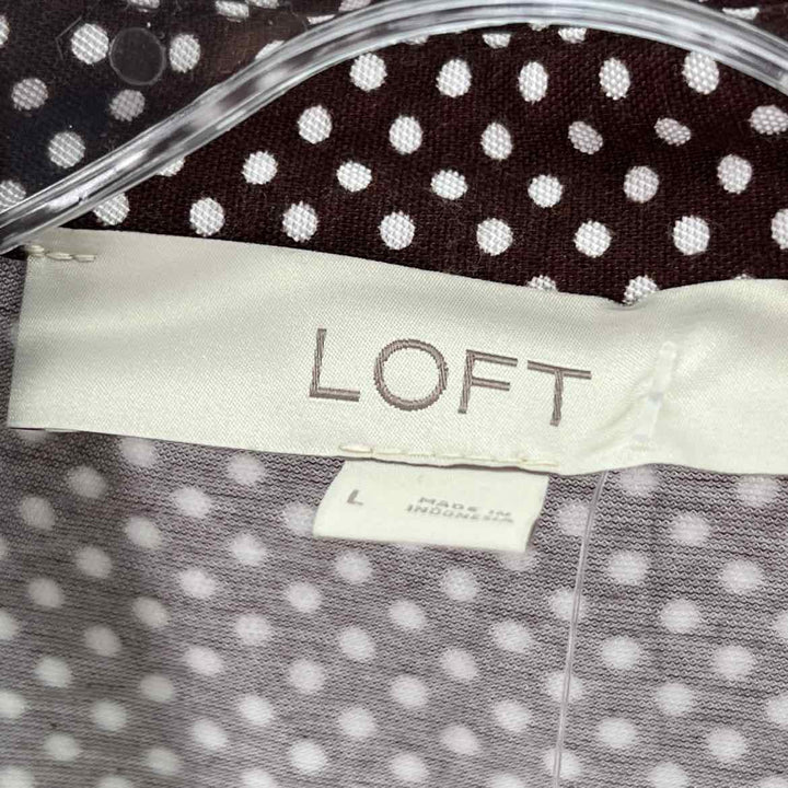 Size L Ann Taylor Brown Dress