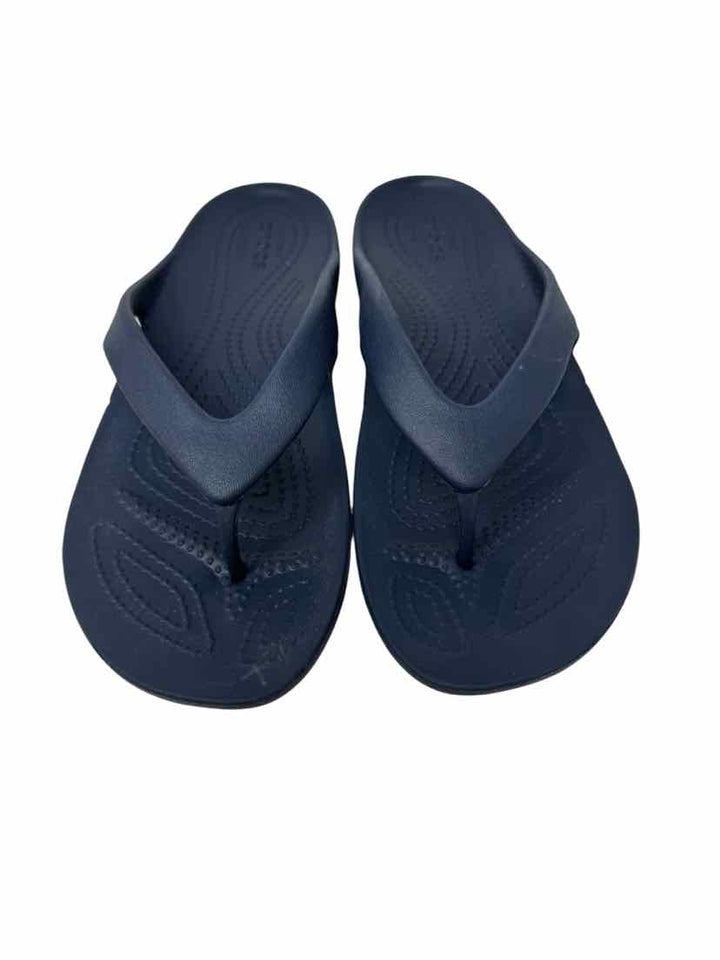 Shoe Size 7 Crocs Navy Sandals