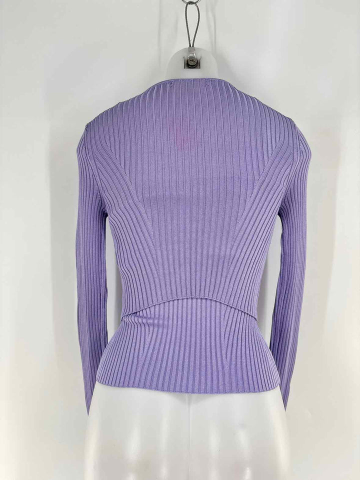 Size S Banana Republic Lavender Knit Cardigan