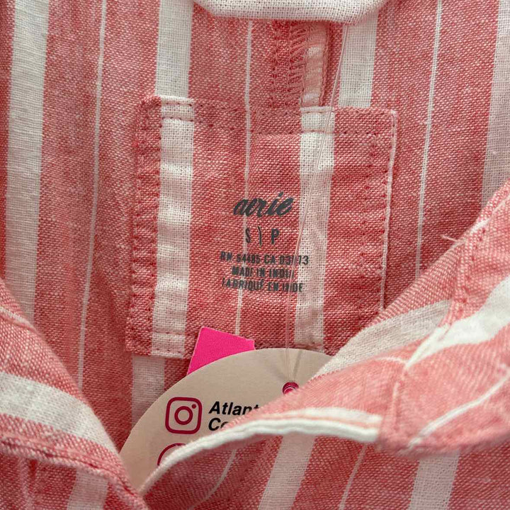 Size S AERIE PINK PRINT Shirt