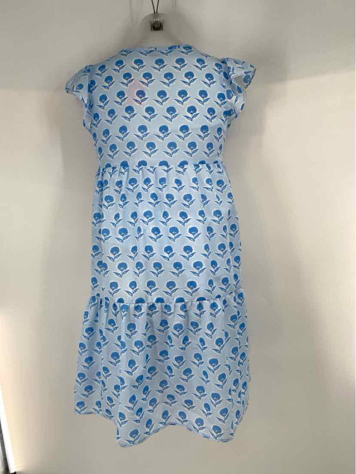 Size S J MARIE Blue Print Dress