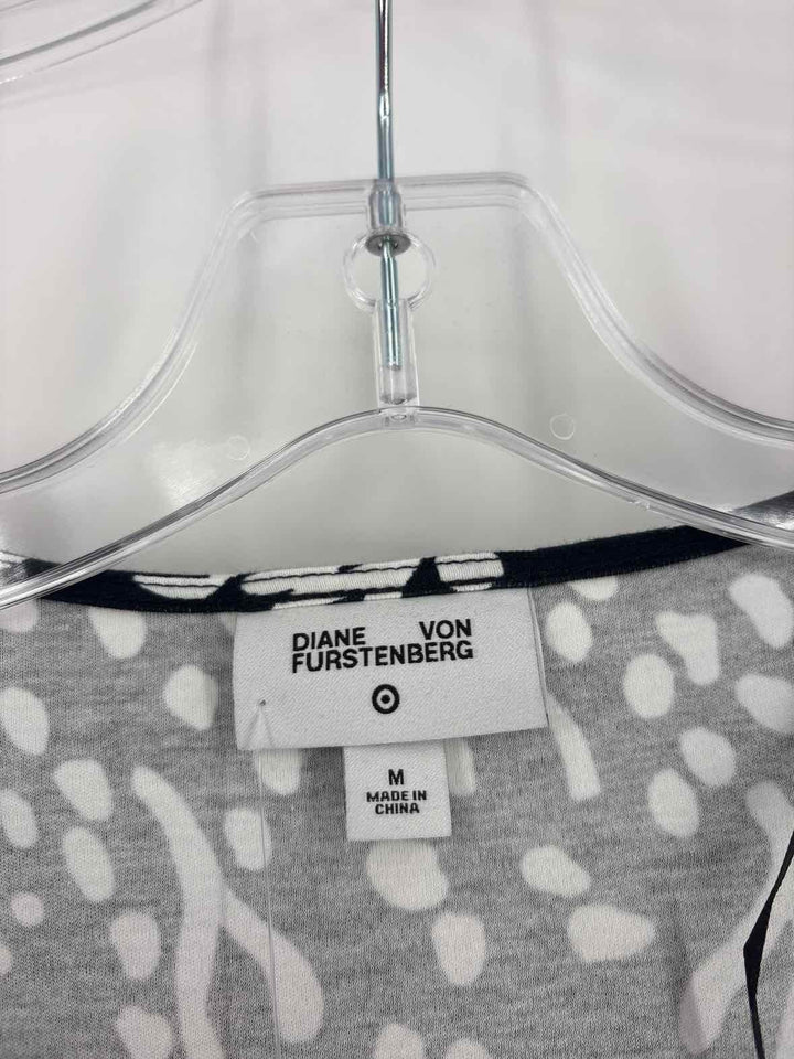 Size M DIANE VON FURSTENBERG Black/White Dress