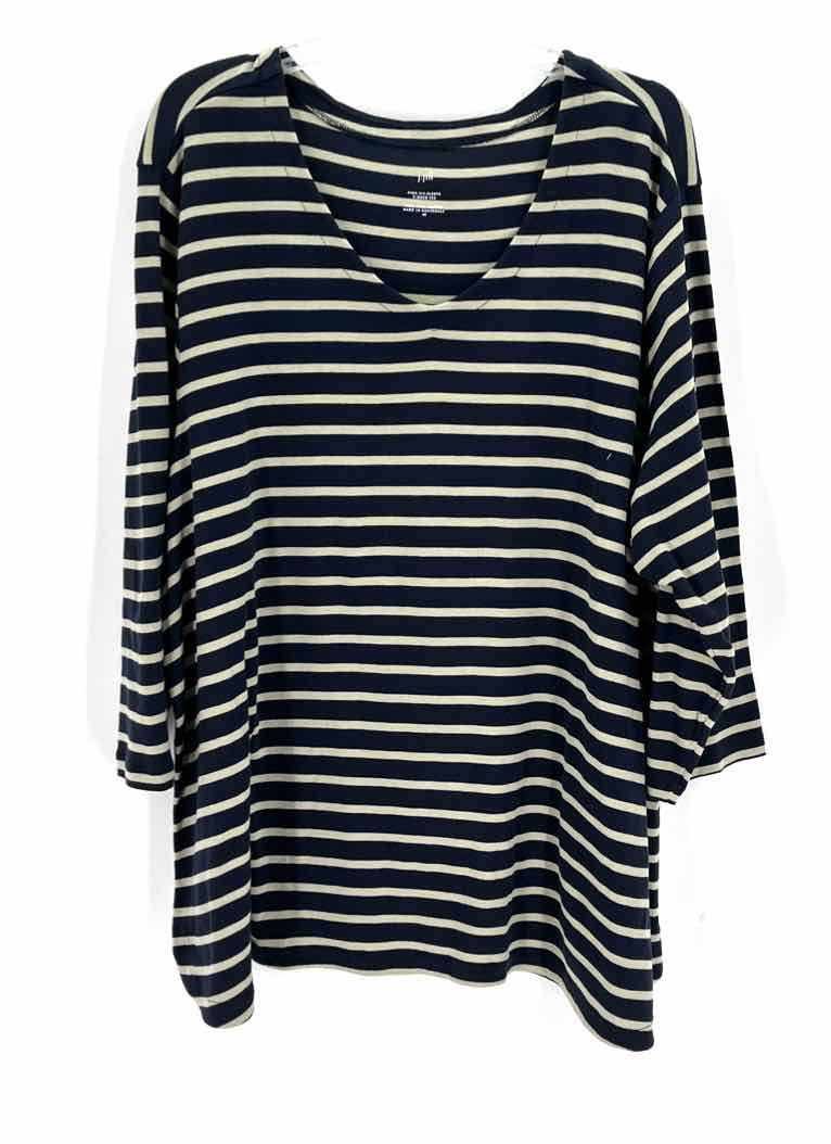 Size 4X J JILL Blue Shirt
