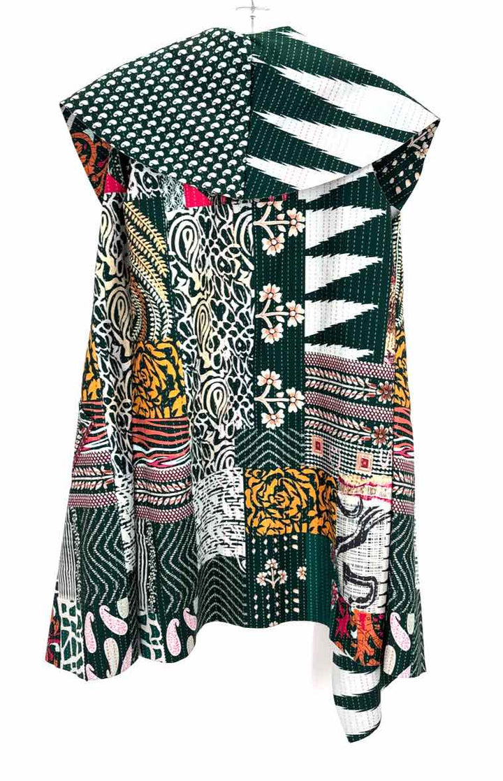 Size S Green Print Vest