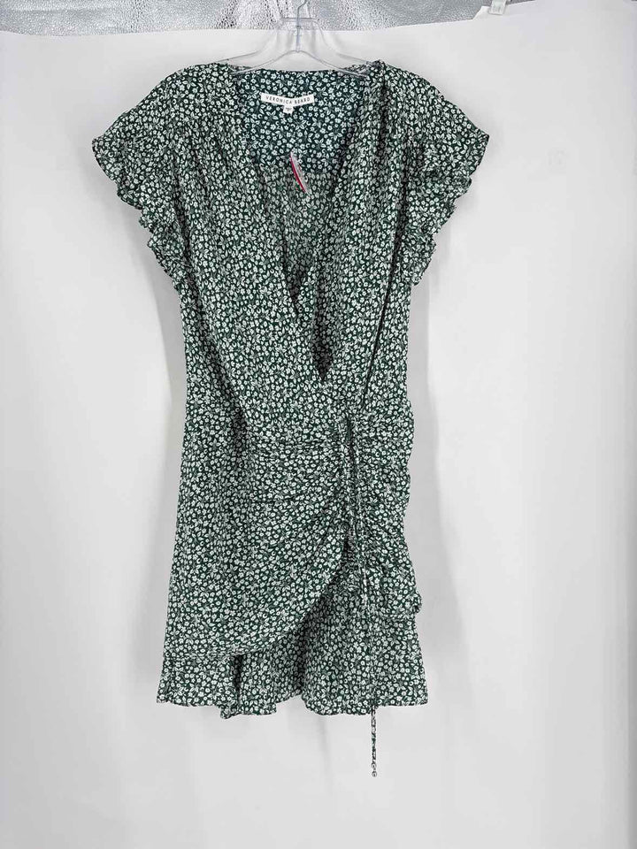 Size 8 VERONICA BEARD Green Print Dress
