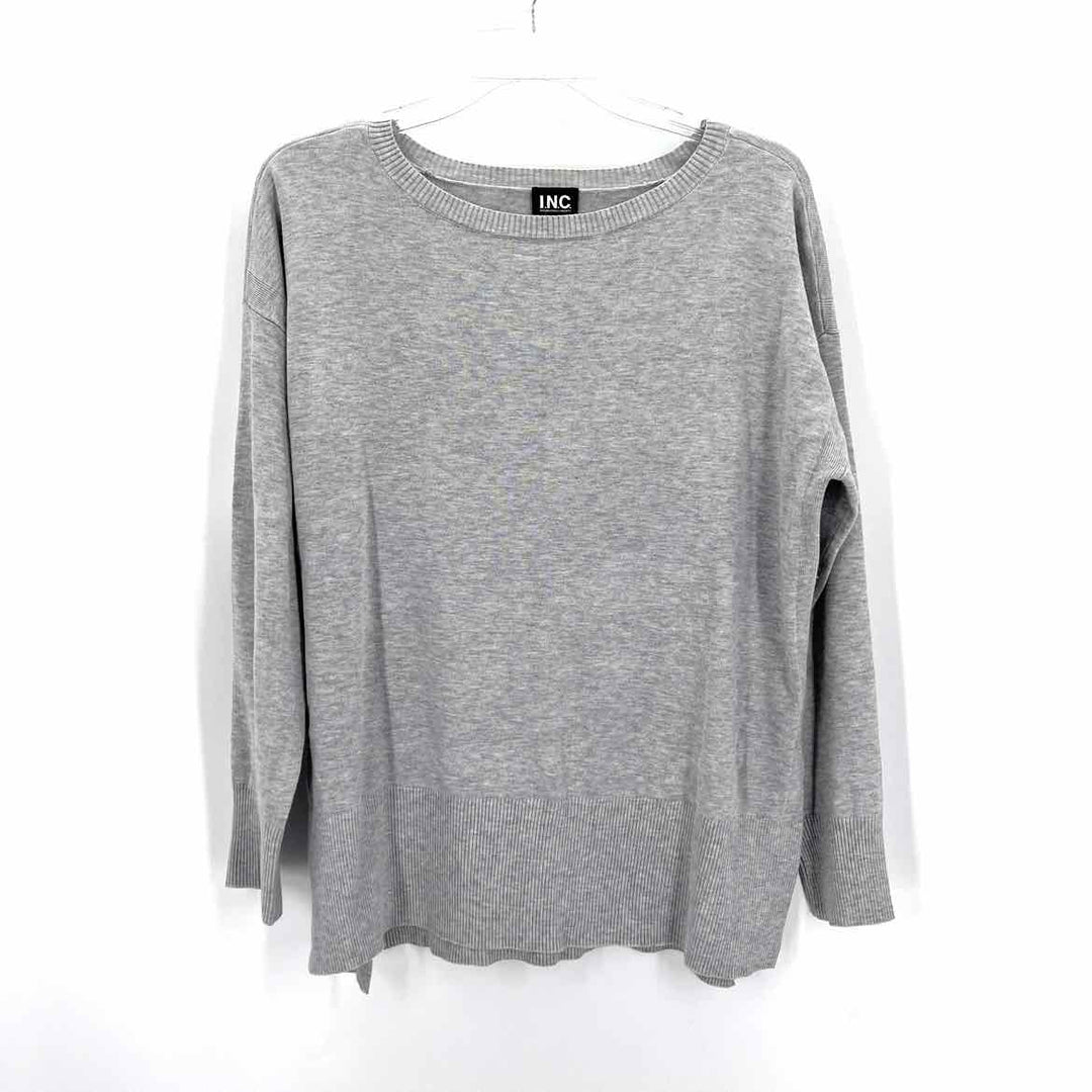 Size M INC Gray Knit Sweater