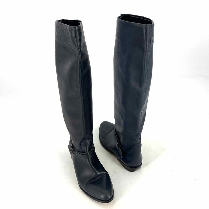 Shoe Size 11 Navy Leather Boots