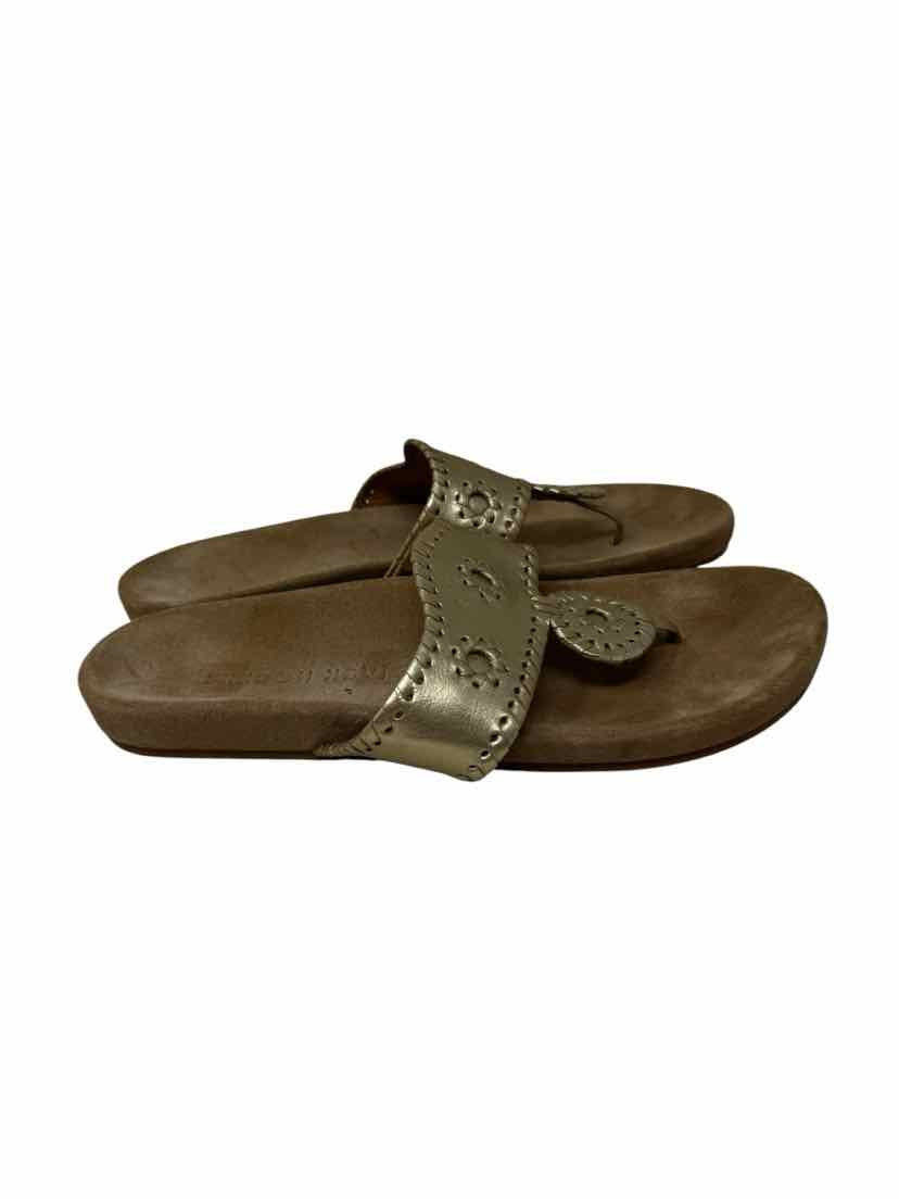 Shoe Size 10 Jack Rogers Gold Sandals