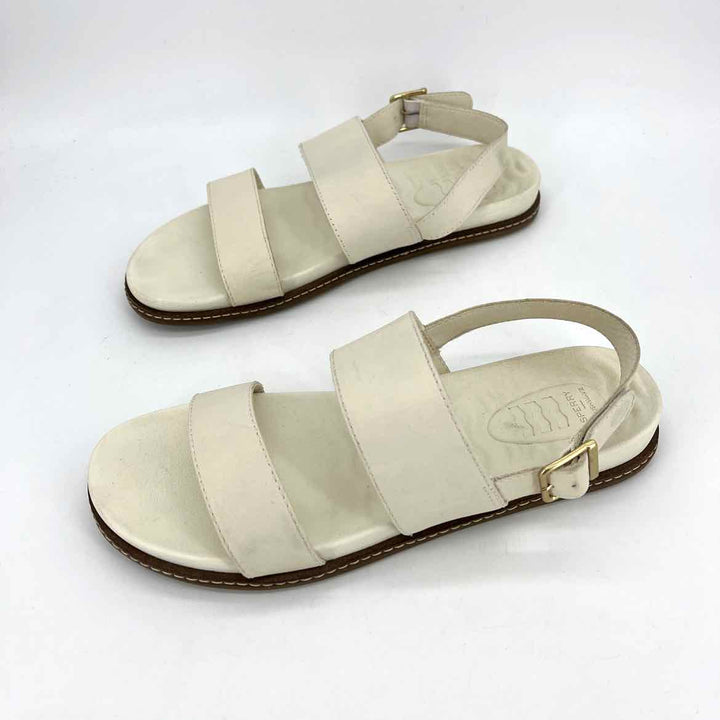Shoe Size 9 Sperry Ivory Leather Sandals