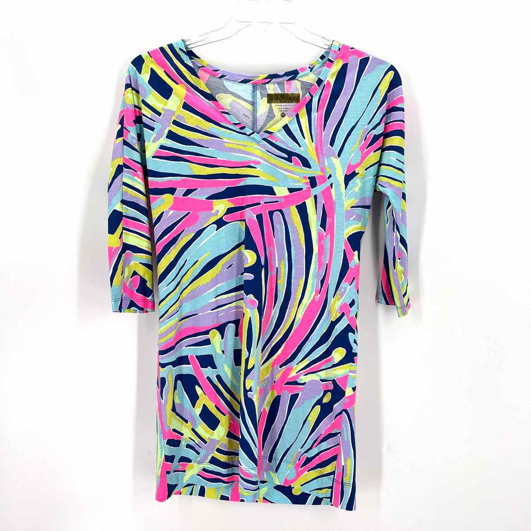 Size XS Lilly Pulitzer Multi-Color Knit Cotton Dress