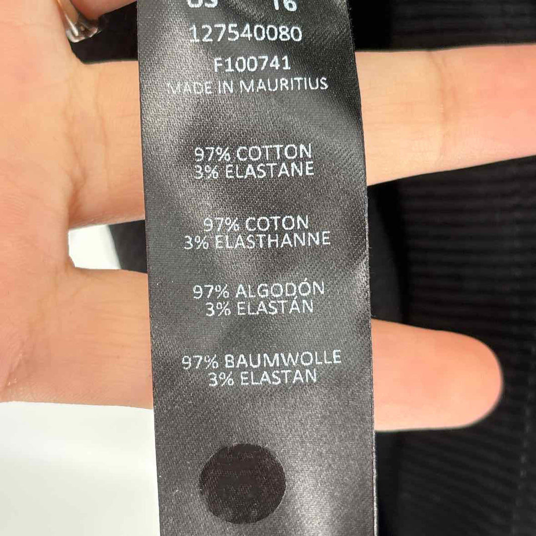 Size 16 Asos Black Dress